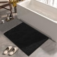 thumbnail image 3 of Tapete de Baño Antideslizante, Suave, Duradero y Grueso, Alfombra para Baño de Felpa, Ideal para Bañera y Regadera (Negro), 3 of 4