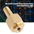 thumbnail image 3 of CO2 Regulator Nut, 15MPa Gold Inlet Nut And Nipple, Brass Durable For Fasten Valve Replacing Old Part, 3 of 8
