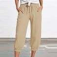 thumbnail image 1 of WILLBEST Pantalones Casuales para Mujer, con Bolsillos, Cintura Alta, Lisos, Rectos, Largos, Acampanados, para Comodidad y Estilo Diario. Chica, 1 of 4