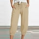 thumbnail image 1 of WILLBEST Pantalones Casuales para Mujer, con Bolsillos, Cintura Alta, Lisos, Rectos, Largos, Acampanados, para Comodidad y Estilo Diario. Chica, 1 of 4