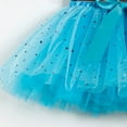 thumbnail image 5 of Odeerbi Girls Skirts Baby Girl Clothes Toddler Cute Party Dance outfits Splice Rainbow Net Yarn Sequins Tulle Skirt Bow Hairpin Suit, 5 of 6