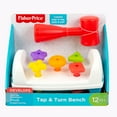 thumbnail image 7 of Fisher-Price Tap & Turn Bench Pretend Tools 2-Sided Toy for Infants and Toddlers, 7 of 7