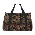 thumbnail image 1 of Balery Hearts and French Bulldog Bolsa de Gimnasio para Mujeres, Bolsa de Viaje con Bolsillo Húmedo, Bolsa de Fin de Semana para Mujeres, Bolsa de Viaje Resistente al Agua, 1 of 7