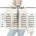 thumbnail image 4 of Juebong Women Faux Fur Coat Fluffy Long Sleeve Open Front Cropped Furry Jacket Shaggy 2025 Warm Parka Winter Outwear Beige,XXXL, 4 of 8