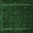 thumbnail image 1 of Ahgly Company Indoor Square Persian Emerald Green Traditional Area Rugs, 3' Square, 1 of 4