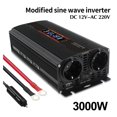 thumbnail image 3 of 1500W/3000W Inverter 12V/24V to 110V Car Inverter for Home, RV and Off-Grid Solar Systems ,Easy to Operate, 3 of 5