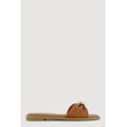 thumbnail image 2 of Women's Bow Band Metallic Detail Slide Sandals, 2 of 3