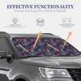 thumbnail image 4 of Balery 2 Piece Cool Red Off-Road Vehicle Car Windshield Sun Shade|Foldable Front Windshield Shade for Car Front Window for Most Sedans SUV Truck-Medium, 4 of 7