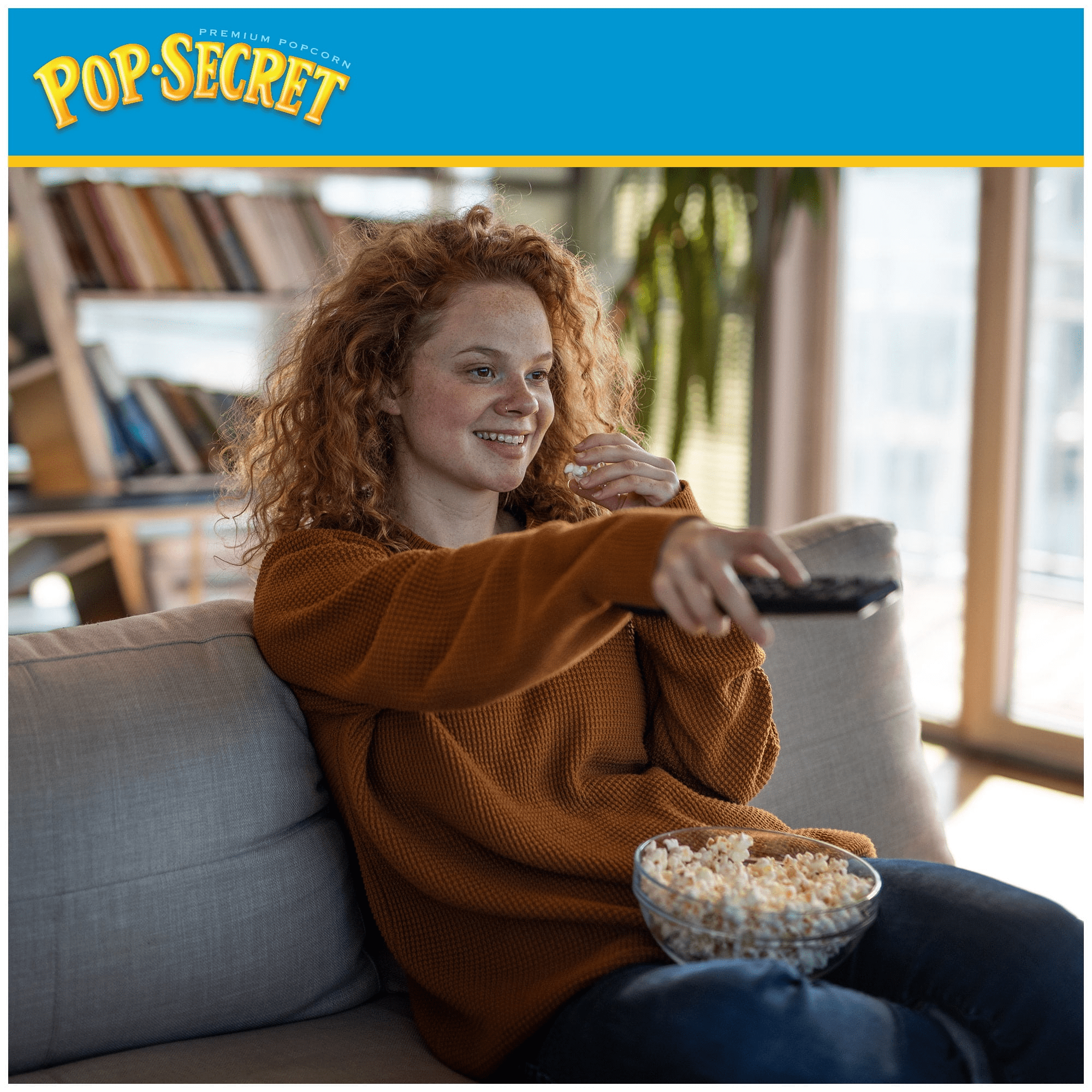 Pop Secret Popcorn, Sweet 'n Crunchy Caramel Microwave Popcorn, 2.64 oz Bags, 3 Ct
