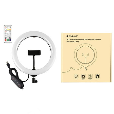 dimmable rgbw 168pcs 2inch 26cm vlogging thanksbuyer