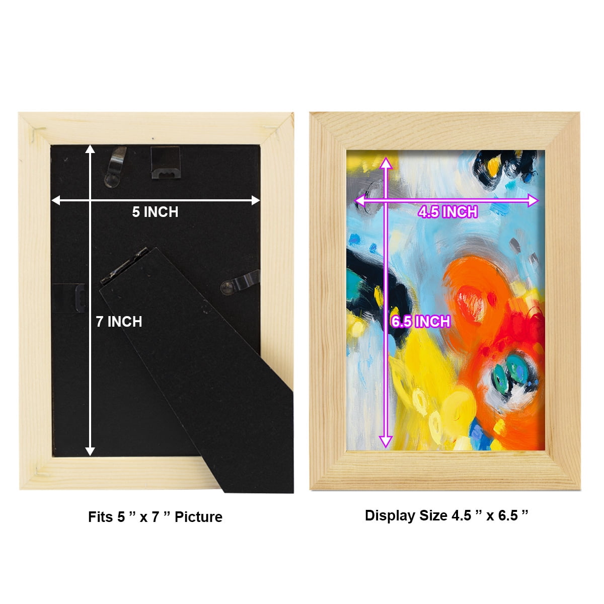 In the Loop II -Framed Print w/glass-Natural Wood
