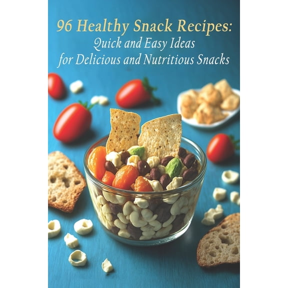 96 Healthy Snack Recipes: Quick and Easy Ideas for Delicious and Nutritious Snacks, (Paperback)