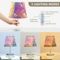thumbnail image 5 of Rainbow Cat Clouds Desk Lamp 3 Color Modes LED Table Lamp Nightstand Reading Light for Bedroom Living Room, 5 of 8