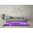 thumbnail image 3 of Ahgly Company Indoor Rectangle Abstract Purple Contemporary Area Rugs, 3' x 5', 3 of 4