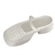thumbnail image 3 of Sandalias sin espalda con punta cerrada, suela gruesa, cabeza redonda, transpirables, zapatillas sin espalda de verano para mujer, color beige, talla 37, 3 of 14