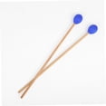 thumbnail image 4 of SHOWERORO 2Pack Bass Drum Stick Mallets Percussion Blue Stick Shape Recording, 4 of 8