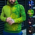 thumbnail image 4 of Men Pullover Hoodies Hooded Sweatshirts Long Sleeve Baggy Jumper Activewear Tops, 4 of 8
