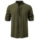thumbnail image 1 of pstuiky manga larga para hombre, Cárdigan informal de manga larga con cuello alto y tirantes ajustables para hombre Tops de hombre s, 1 of 9