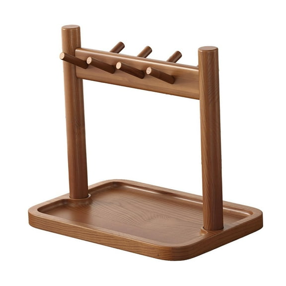 Wooden Key Holder Entryway Table Desktop Organizer Nordic Minimalist Design for Home and Office Storage