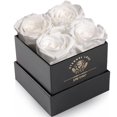 thumbnail image 1 of Rosa Preservada Impouo Blanco Regalo de Amor Eterno para Ella, 1 of 6