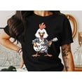 thumbnail image 2 of Funny Chick Chicken Guitarist Guitar Player Musician Gift T-Shirt Chicken Guitar Player Birthday Holiday Presents Tshirt, 2 of 10