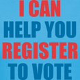 thumbnail image 3 of CafePress - I CAN HELP YOU REGISTER TO VOTE VOLUNTEER VOTER T - Women's Traditional Fit Dark T-Shirt, 3 of 4