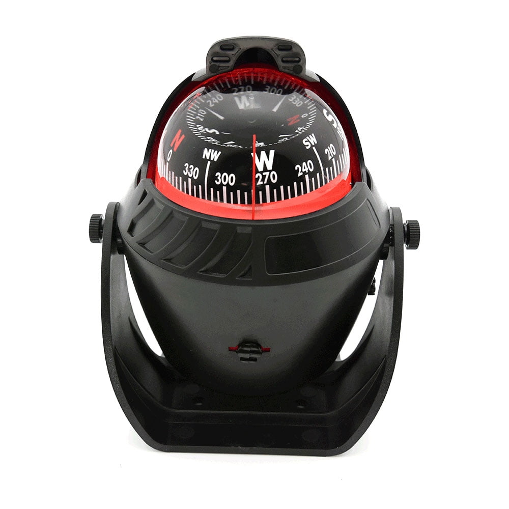 RAPOBRIX Electronic Navigation Compass Pivot Compass For Marine Marines Camping Gear With Magnetic Deflection Angle Adjustment, Used In Cars And Ships
