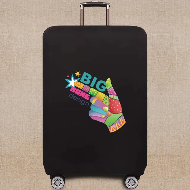 Luggage Protector Covers Travel Accessories Suitcase Cover Hand Pattern Series Elastic Luggage Cover Apply 18-32 Inch 8Hand009 S