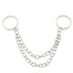 thumbnail image 5 of GOOHOCHY 2 piezas anillos góticos de anillo de dedo de doble cadena ajustable para mujeres adolescentes, 5 of 8
