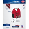thumbnail image 2 of Candado Combinación Digital Maletero 36 Mm Rojo L21m36 Lock Lock L21M36, 2 of 3