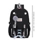 thumbnail image 2 of ¡Ofertas Únicas!, Bolso de hombro para adolescentes, para viajes y ocio, para hombres y mujeres, para estudiantes de secundaria, mochila escolar, bolsa de viaje con carga USB Akmoler, 2 of 8