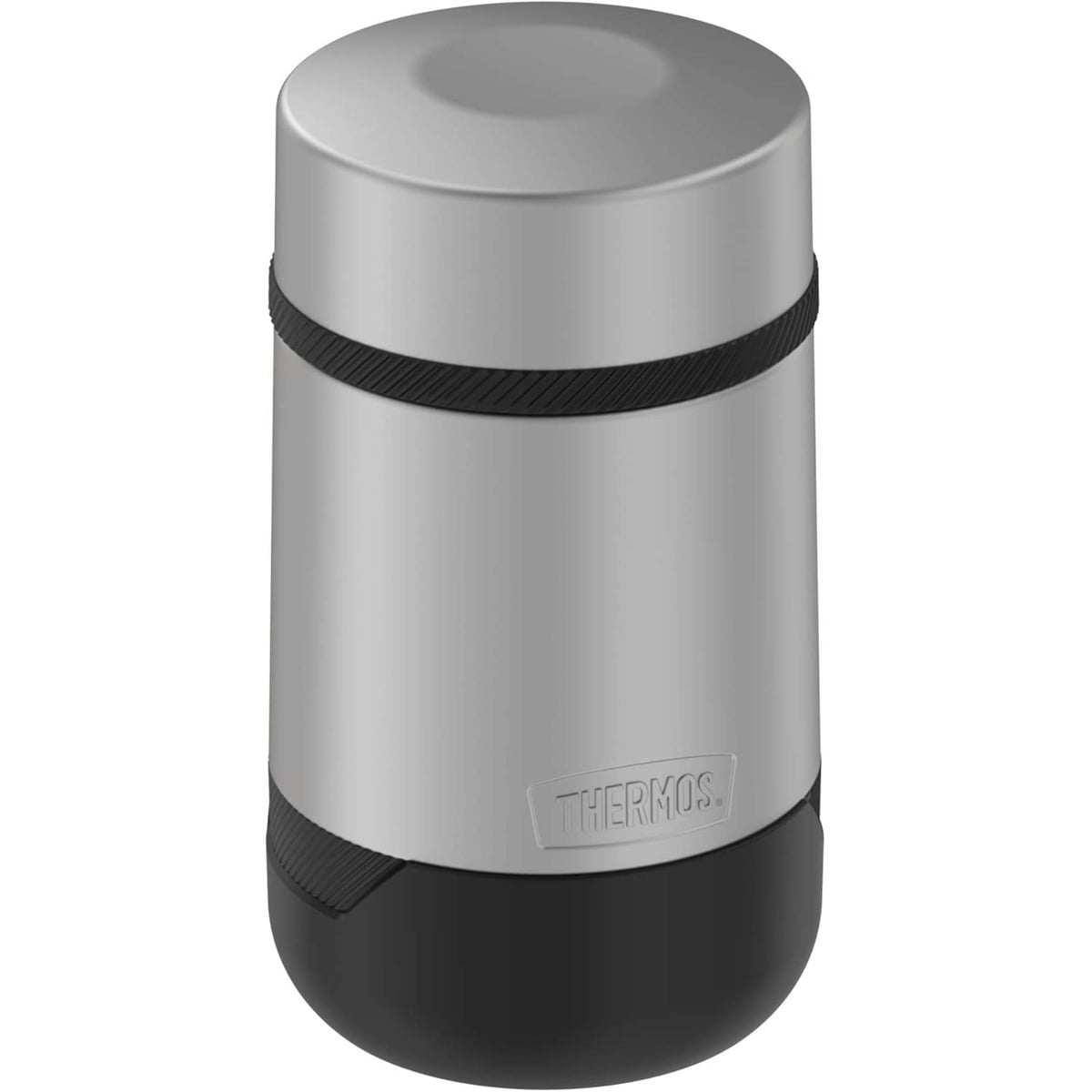  Food thermos with folding spoon and cup 710 ml metallic  grey - Stainless steel vacuum insulated thermos - THERMOS - 40.08 € -  outdoorové oblečení a vybavení shop