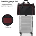 thumbnail image 4 of Bolsa de transporte transpirable y expandible para perros y gatos, bandolera plegable con colchón desmontable, jaula de transporte para camping, senderismo y viajes (mediana), 4 of 4