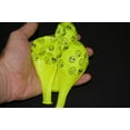 thumbnail image 5 of DirectGlow 25ct Neon Yellow 11 inch UV Blacklight Reactive Latex Emoji Balloons, 5 of 6