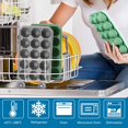 thumbnail image 5 of 3 Packs Ice Cube Trays, Silicone Ice Cube Trays with Removable Splash Proof Lid, 5 of 5