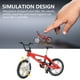 thumbnail image 2 of 1 juego de mini bicicleta de montaña de aleación, juguete para dedos para niños, regalo de cumpleaños, 2 of 7