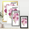 thumbnail image 4 of Designart 'Bouquet Of Pink Retro Flowers' Traditional Framed Art Print, 4 of 4
