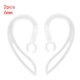 thumbnail image 1 of Auriculares portátiles compatibles con Bluetooth con gancho para la oreja de silicona suave transparente, 2 piezas, 1 of 4