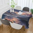 thumbnail image 2 of Yayeee Tablecloths 54" x 54" Rectangle Wrinkle Resistant Party Table Cover, Ethereal Mountain, 2 of 8