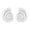 Silver, variant on Big Seashell Stud Earrings for Women Gold Plated Hypoallergenic Fashion Large Ocean Sea Snail Conch Dangle Drop Earring Lightweight Hammered Y2K Beachy Jewelry Gifts