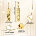 thumbnail image 3 of Pendientes ALEXCRAFT para mujer, colgantes en forma de gota, chapados en oro de 14 quilates, 3 of 8