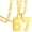 Gold Style 1, variant on Women's Men's Stainless Steel Number 67 Pendant Baseball Soccer Football Basketball Theme Team Sport Chunky Chain Necklace Gold Style 1