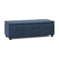 thumbnail image 3 of Homestock Rustic Romance Wide Rectangle Storage Ottoman Bench, 3 of 42