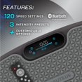 thumbnail image 4 of Plataforma vibratoria Nautilus Vibratone Pro con Bluetooth y bandas, 4 of 9