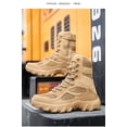 thumbnail image 2 of Men's Plus-size Lightweight Military Boots Fashion Combat Boots High-top Outdoor Hiking Shoes Outdoor Hiking Men, 2 of 2