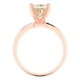 thumbnail image 4 of Solitaire Engagement Ring for Women - 1.5ct Natural Morganite in 14K Rose Gold Promise Ring, 4 of 5