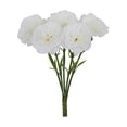 thumbnail image 2 of Ramo de seda con claveles artificiales para bodas y decoración del hogar, flores artificiales para ramos de novia, centros de mesa, fiestas y decoraciones exteriores, 2 of 6