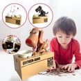 thumbnail image 4 of Elainilye Piggy Banks for Kids, Electronic Money Bank Cute Money Box, Great Gift for Boys Girls Kids in Birthday Year Christmas, Black, 4 of 9