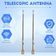 thumbnail image 4 of 2PCS Replacement 25.4cm 10Inch 5 Sections Telescopic Antenna Aerial for Radio TV, 4 of 5