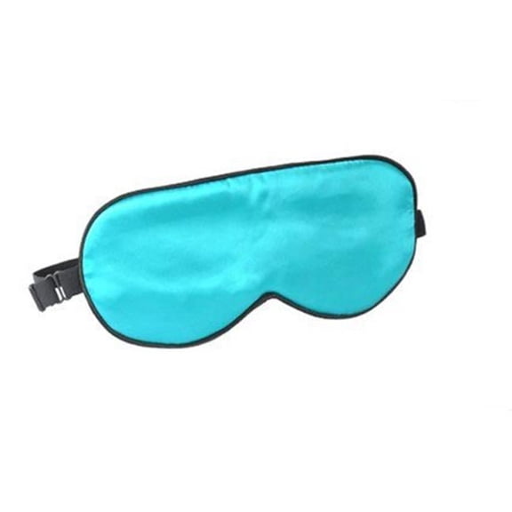 Panda Superstore PS-BEA11061971-ALAN00036 Silk Eye Mask Eye Shade Cover for Sleep with Strap - Sky Blue